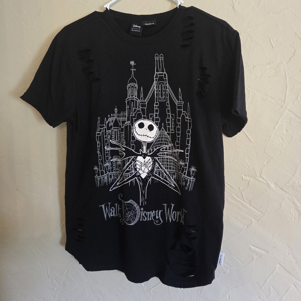 Disney T-Shirt with The Nightmare Before Christmas Design, Size XS